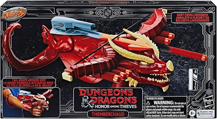 Nerf Dungeons & Dragons Themberchaud Dart Crossbow, 6 Elite Darts, D&D Outdoor Games, Blaster Toys, Ages 8 & Up