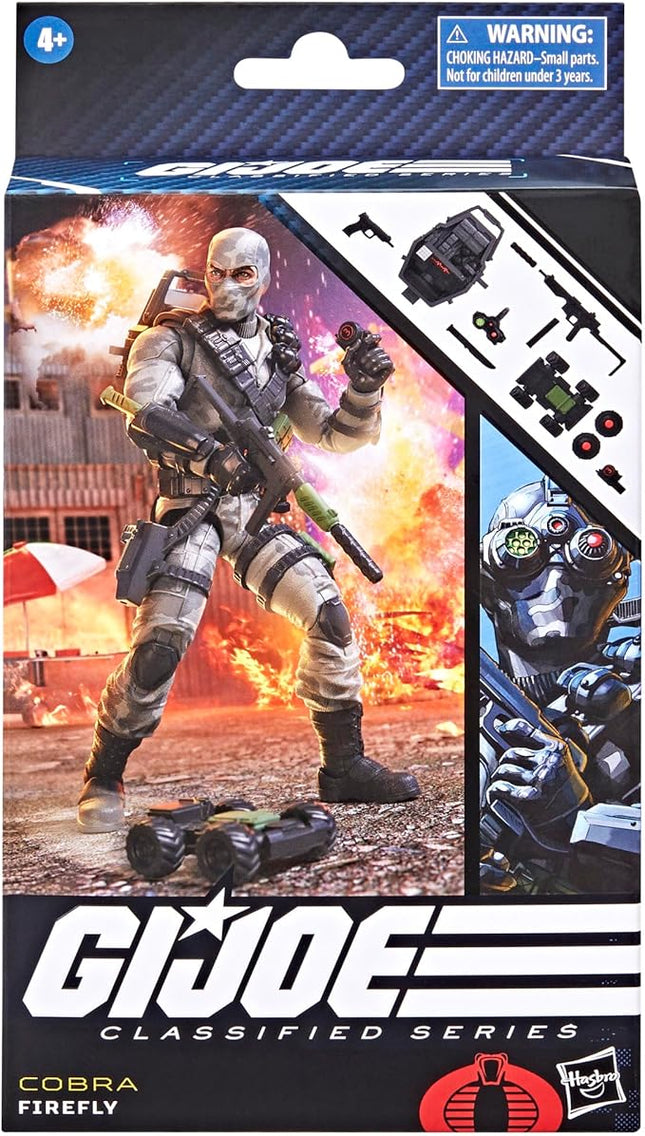 G.I. Joe Classified Series Firefly, Collectible G.I. Joe Action Figure, 84, 6 inch Action Figures for Boys & Girls, with 11 Accessories