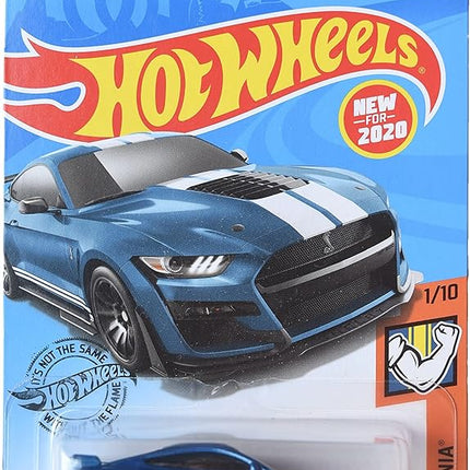 Hot Wheels 2020 Ford Mustang Shelby GT500, Muscle Mania 1/10 [Blue]