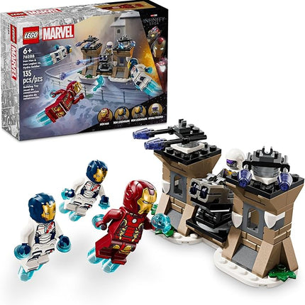 LEGO Marvel Iron Man & Iron Legion vs. Hydra Soldier Building Set, Avengers Toy for Creative Kids & Super Hero Fans, Marvel Gift for Boys & Girls Ages 6 and Up, Iron Man Toy with 4 Minifigures, 76288