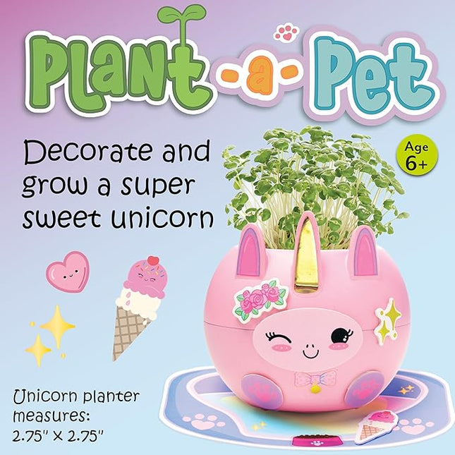 Creativity for Kids Plant-A-Pet: Unicorn, Mini Unicorn Gifts for Girls, Valentine's Day Gifts & Kids Activities (Ages 6+)
