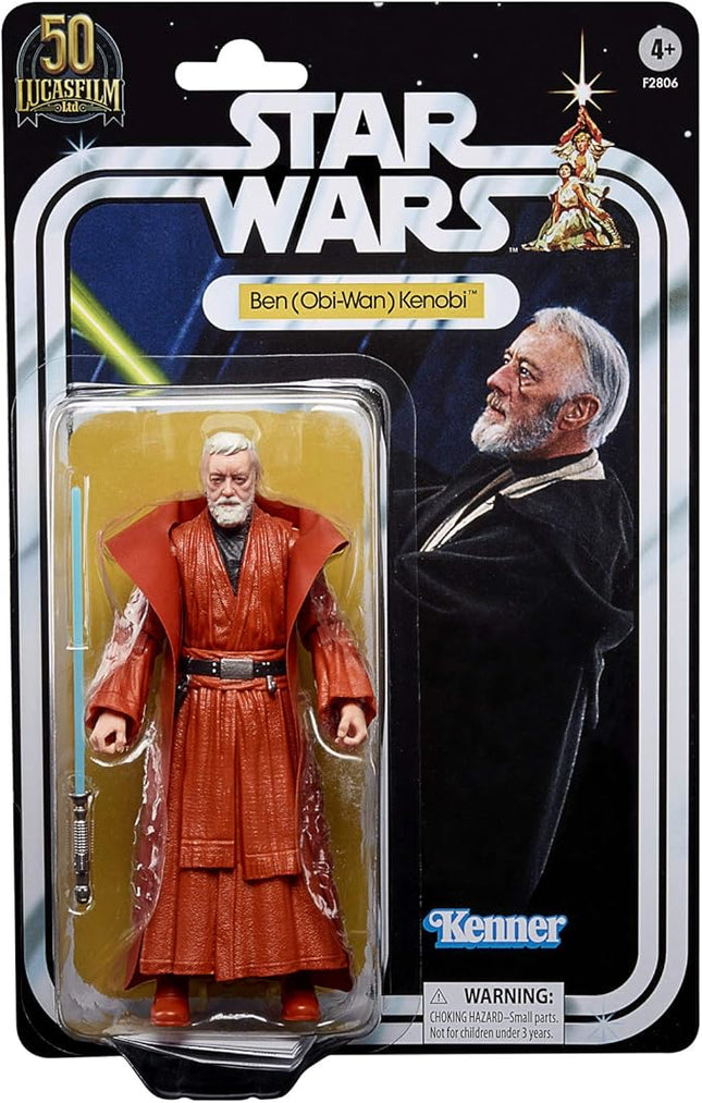 STAR WARS The Black Series Ben (OBI-Wan) Kenobi 6-Inch-Scale Lucasfilm 50th Anniversary Original Trilogy Collectible Action Figure (Amazon Exclusive)