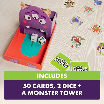 Exploding Kittens Monster Match – Matching Dice Game for Kids Ages 4+– 2-6 Players – Fun Family Game Night-Creative Kids Game