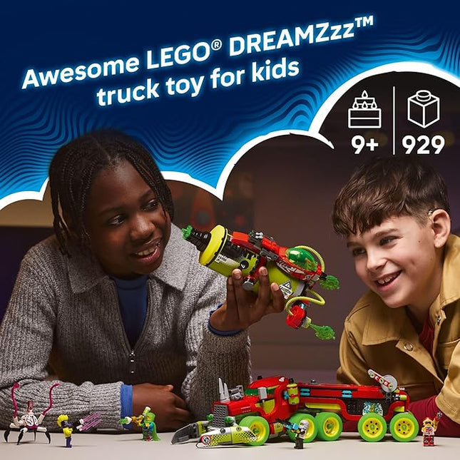 LEGO DREAMZzz Mateo’s Spray Paint Truck Building Toy for Kids - Pretend Play Set & 5 Toy Figures for Boys & Girls, Ages 9+ - Toy Truck with 2 Building Modes - Gift Idea for Birthdays - 71499
