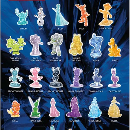 BePuzzled | Disney Maleficent Deluxe Original 3D Crystal Puzzle, Ages 12 and Up