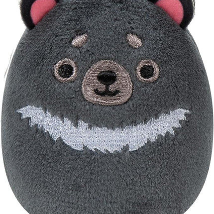 Squishville by Original Squishmallows Black and White Squad Plush - Six 2-Inch Squishmallows Plush Including Tajo, Kayce, Bambalina, Landi, Nathaniel, and Basma - Toys for Kids