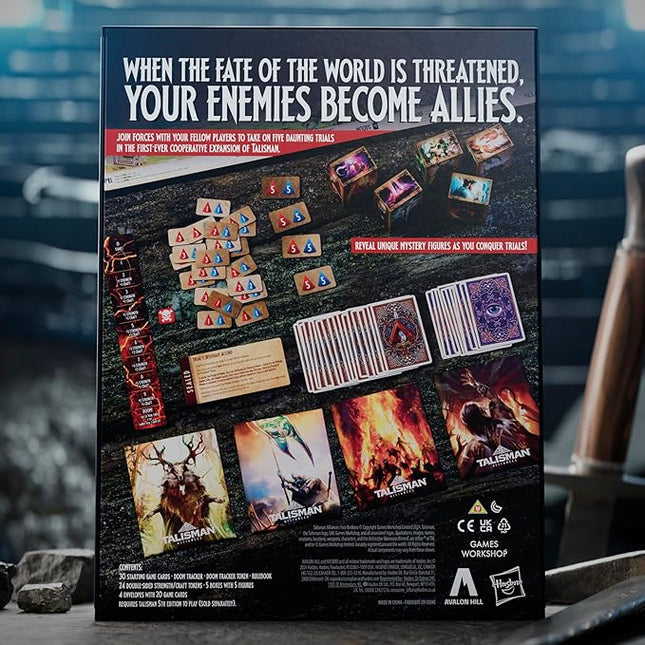 Hasbro Gaming Talisman Alliances: Fate Beckons Board Game | Talisman Expansion | Cooperative Fantasy Adventure Games | Ages 12+ | 2 to 6 Players