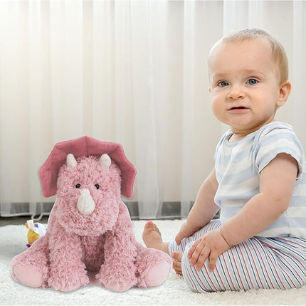 MON AMI Shyla The Dino Stuffed Animal – 9”, Soft & Cuddly Dinosaur Plush, Use as Toy or Nursery Room Décor, for Kids of All Ages