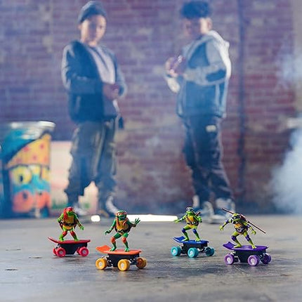 Teenage Mutant Ninja Turtles Toy, Donatello Half Pipe RC Skate Vehicle, Mutant Mayhem Remote Control TMNT Toy for Kids, Ages 3+