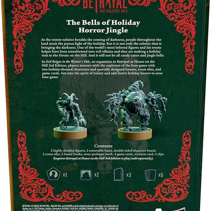 Avalon Hill Betrayal Evil Reigns in The Wynter's Pale The Yuletide Tale Expansion | Ages 12+ | Requires Betrayal at HOTH 3rd Edition to Play