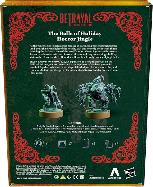 Avalon Hill Betrayal Evil Reigns in The Wynter's Pale The Yuletide Tale Expansion | Ages 12+ | Requires Betrayal at HOTH 3rd Edition to Play