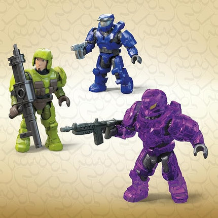 MEGA Halo Action Figures Building Toys Set, Universe Figure Collection Series 3 with Poseable Characters and Accessories, Gift Ideas, Sold Separately