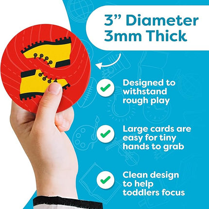 Matching Memory Game - Memory Games For Kids Ages 4-8 - Memory Matching Games For Toddlers 3-5 - Kids Camping Toys Gifts - Preschool Board Game - Preschool Learning Activities Educational Toys