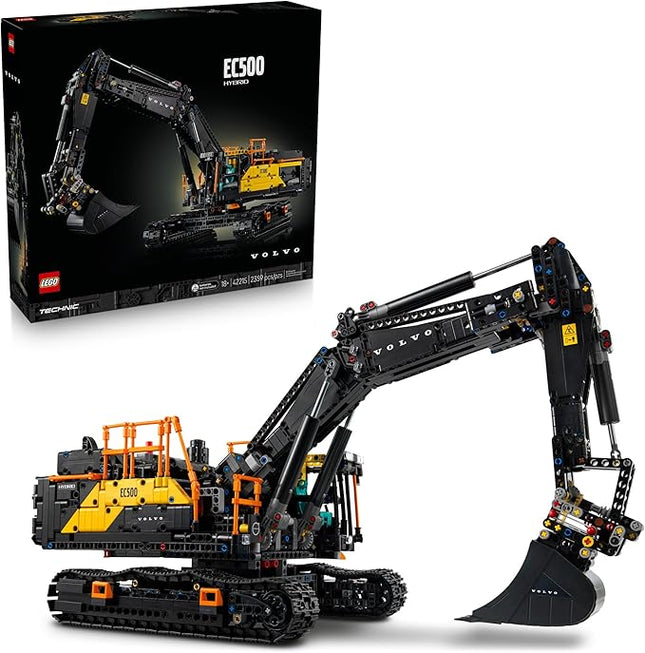LEGO Technic Volvo EC500 Hybrid Excavator - Building Set for Adults - Collectible Model Kit for Men & Women, Ages 18+ - Gift Idea for Those Who Enjoy 3D Puzzles, DIY Kits, or Engineering - 42215
