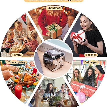 Metal-Puzzles Brain-Teaser 3D-Toys: Fidget-Toys Cool-Gadgets-Stuff Square-Cube-Box Puzzle-Toy ADHD Tools Stress Relief Gift for Kid Children Teen Adult Office Home School Christmas