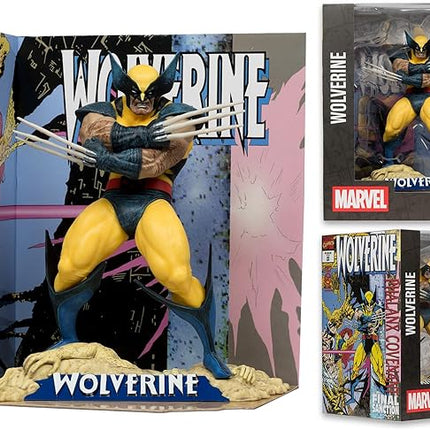 McFarlane Toys - Marvel Wolverine 1:10th Scale Collectible with Scene (Wolverine #85)