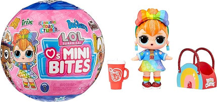 L.O.L. Surprise! LOL Surprise Loves Mini Bites Cereal Dolls with 7 Surprises, Accessories, Limited Edition Doll, Cereal Theme, Collectible Doll- Great Gift for Girls Age 4+