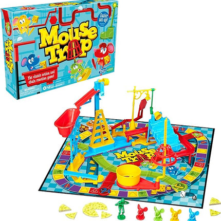 Hasbro Gaming Mouse Trap Board Game for Kids Ages 6 and Up,Classic Kids Game