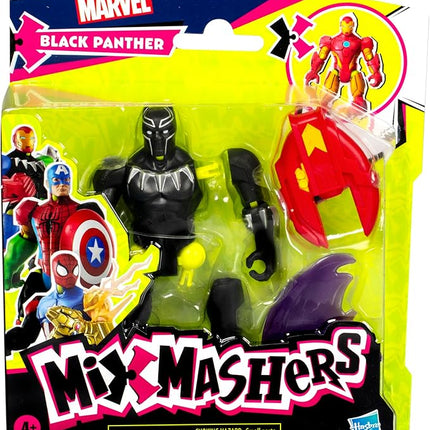Avengers Marvel MixMashers Black Panther Custom Mix-and-Match Action Figure & Accessories, 5-Inch-Scale Super Hero Toys for Kids Ages 4+