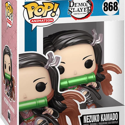 Funko Pop Demon Slayer Nezuko Kamado Toystop LACC Exclusive Metallic