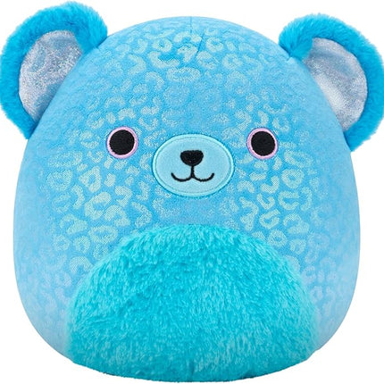 Squishmallows Original 8in Sarge The Blue Jaguar with Iridescent Spots – Official Jazwares Plush (Little)