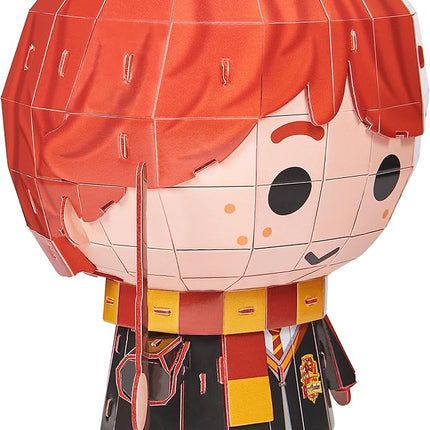 4D Build, Harry Potter Ron Weasley 3D Model Kit, Harry Potter Collectibles & Desk Decor, Adult Puzzle, Building Toys, 87 Pieces, 3D Puzzles, Gift Ideas for Ages 12 & Up