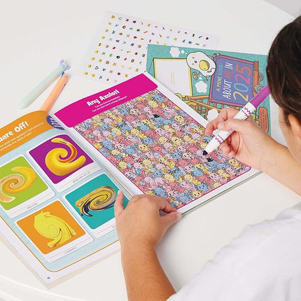 Highlights for Children Puzzle Fun 2025 Books for Kids Ages 6 and Up, 4-Book Set of Brain Teasers, Mazes, Word Puzzles and More Travel-Friendly Screen Free Kids Puzzles