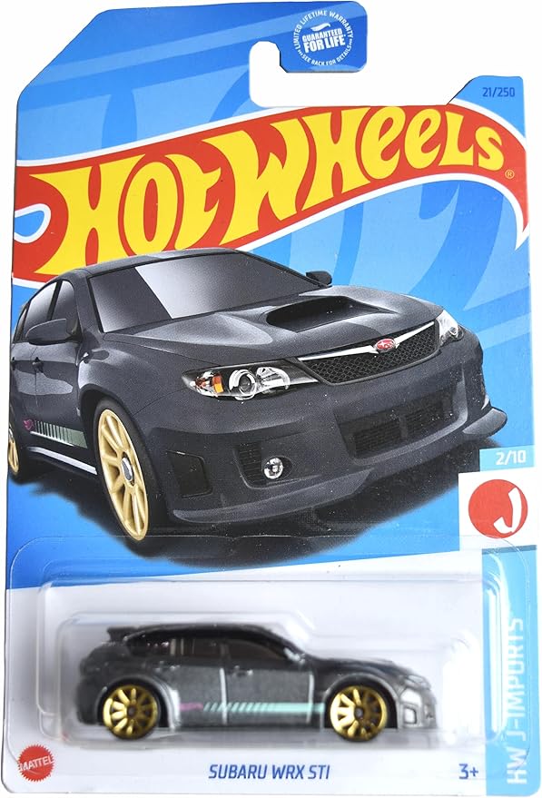 Hot Wheels Subaru WRX STI, HW J-Imports 2/10 [Gray] 21/250