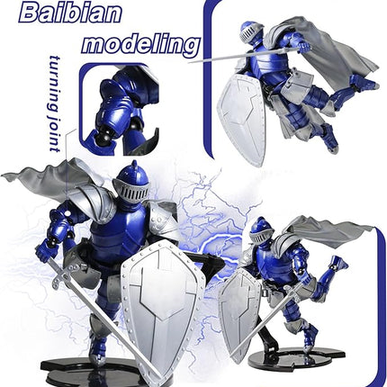 Medieval Knight T13 Action Figure Movable Dummy Robot Warrior Multi-Jointed Titan 13 Collectible Figure for Kids and Collectors