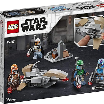 LEGO Star Wars Mandalorian Battle Pack 75267 Mandalorian Shock Troopers and Speeder Bike Building Kit; Great Gift Idea for Any Fan of Star Wars: The Mandalorian TV Series (102 Pieces)