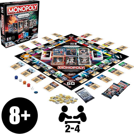 Monopoly Prizm: NBA 2nd Edition Board Game | Monopoly Game with 2023-24 Panini NBA Trading Cards | Ages 8 and Up | 2 to 4 Players | Basketball Games