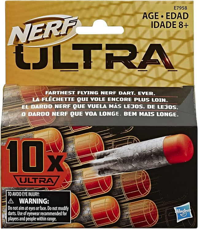 Nerf Ultra 10-Dart Refill Pack, The Ultimate In Dart Blasting, Compatible Only with Ultra Blasters [Multicolour]