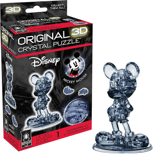 BePuzzled | Disney Mickey Mouse Original 3D Crystal Puzzle, Ages 12 and Up