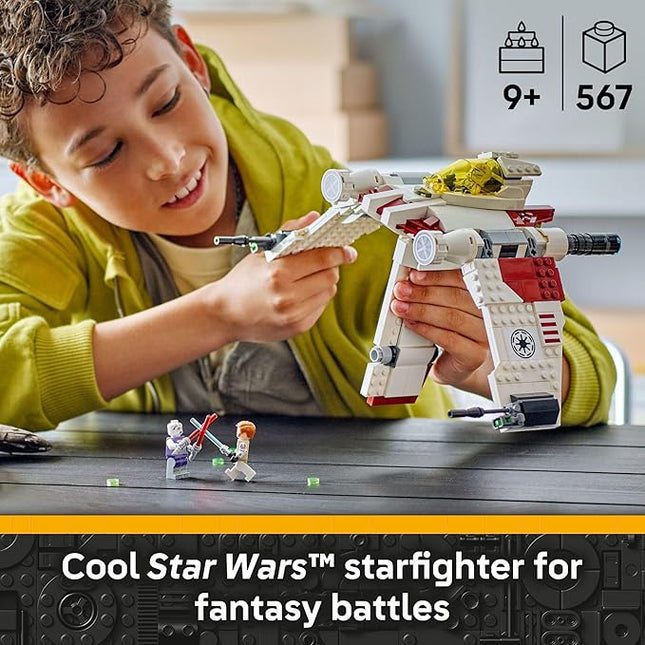 LEGO Star Wars: The Clone Wars V-19 Torrent Starfighter Building Toy - Pretend Play Set for Boys & Girls, Ages 9+ - Starship Model Kit W/ 3 Minifigures - Gift Idea for Birthdays - 75432