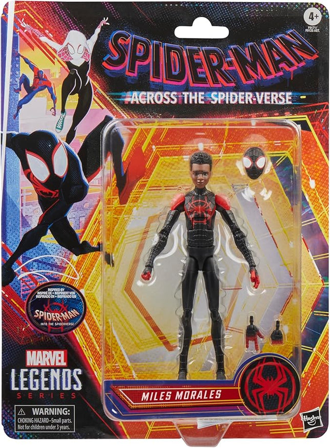 Marvel Legends Series Miles Morales, Spider-Man: Into The Spider-Verse Collectible 6 Inch Action Figure