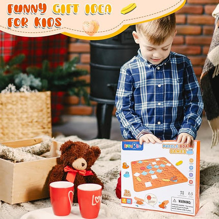 STEM Logic Road Builder Toys: Board Games Toys for 5 Year Old Kids Montessori Brain Teaser Puzzles Educational Learning Activities Toy for Kid Ages 3 4 6-8 12 Boys Girls Gifts (Orange, 50PCS)