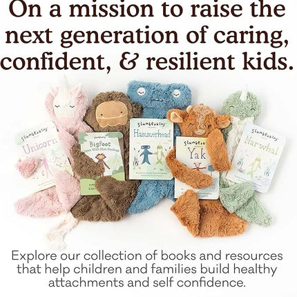 Slumberkins Bigfoot Snuggler & 2 Board Books Complete Set Bundle | Soft Plush Toy for Ages 0+ | Enhances Self-Esteem & Positive Relationships (Bigfoot Snuggler Plush + 2 Board Books)