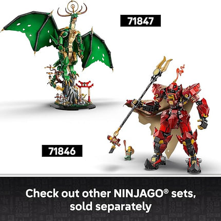 LEGO NINJAGO The Fire Knight Mech Building Set - Model Kit with Kai Minifigure from Legends Monstrosity - Teen Room Decor - Gift for Teenage Boys and Girls, Ages 14+ - 71846