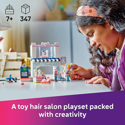 LEGO Friends Hair Salon and Accessories Store Toy Building Set - Hair Salon Toy for Girls and Boys, Ages 7+ - Gift Idea for Kids Birthday - with 3 Minidolls - 42662