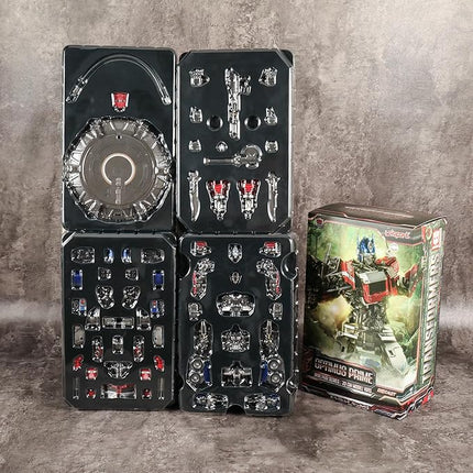 YOLOPARK Optimus Prime Transformers Rise of The Beasts Action Figure with Upgraded Weaponry- Diecast Version,7.87 Inch Highly Articulated Transformer Toys for Ages 15 and Up,No Converting
