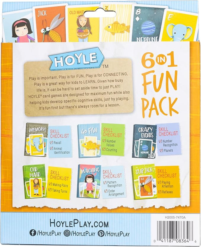 Hoyle 6-in-1 Kids Card Game