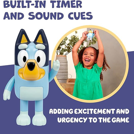Bluey Game Hide and Seek Electronic Figure, Articulated, Musical Kids Figurines with Dance Mode, Interactive Play Toddler Figurine Toys for Ages 3+