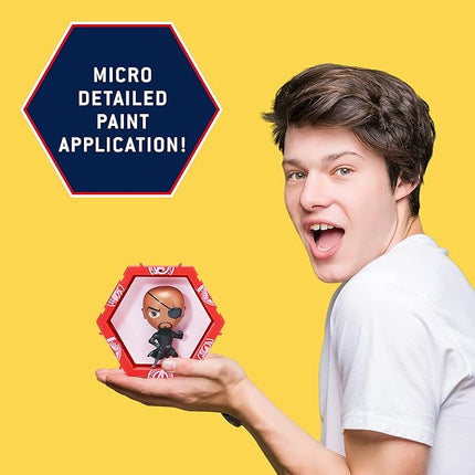 Wow! PODS Marvel Avengers Collection - Nick Fury | Superhero Toys Light-Up Bobble-Head Figure | Official Marvel Collectable Toys & Gifts | Number 207 in Series