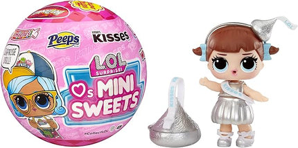 L.O.L. Surprise! Loves Mini Sweets Dolls with 8 Surprises in Paper Ball, Candy Theme, Accessories, Collectible Doll, Holiday Toy, Stocking Stuffers, Gift for Kids Girls Boys Ages 4 5 6 Years Old