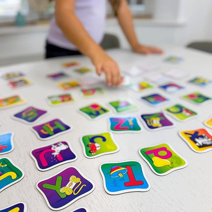 The Learning Journey: Match It! Memory - Alphabet - Capital and Lowercase Letter Matching Game with 26 Matching Pairs - Memory Games for Kids 3 and Up - Award Winning Toys