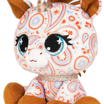 GUND P.Lushes Designer Fashion Pets Sally Mustang Unicorn Premium Stuffed Animal Soft Plush, Paisley, 6”