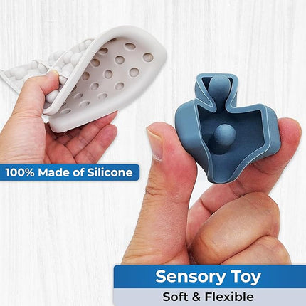 Jispring Silicone Tetris Puzzles with Templates, Montessori STEM Educational Sensory Toy for Kids, Intelligence Brain Teaser, Block Jigsaw Puzzle, 3D Russian Building Games