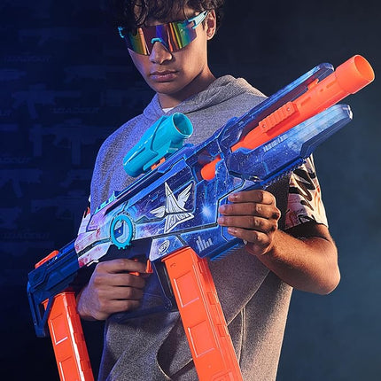 Nerf Loadout Galactic Commander Motorized Blaster, 3 Firing Modes, 3 Attachment Accessories, 48 Nerf N1 Darts, Kids Toys & Gifts, Ages 8+