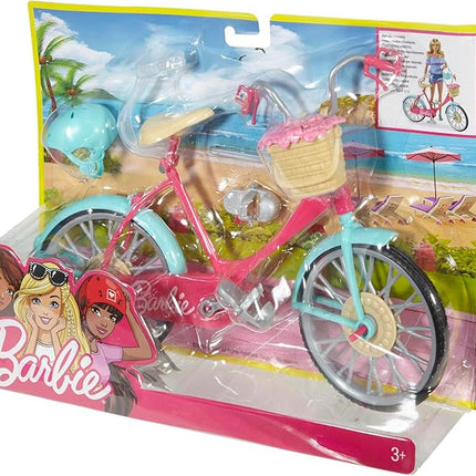 Barbie Bicycle with Basket of Flowers