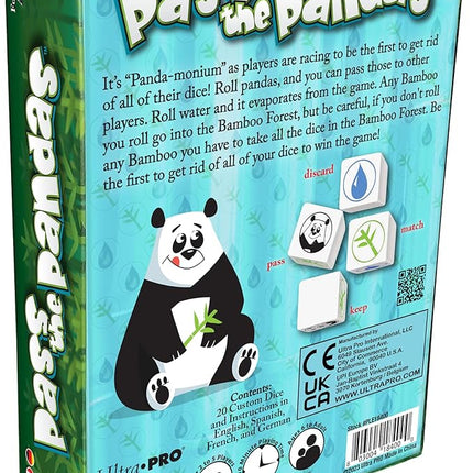 Pass The Pandas - Family-friendly activity, dice rolling game, fun party option, kids' dice game, board game for kids, strategy play, fast-paced fun